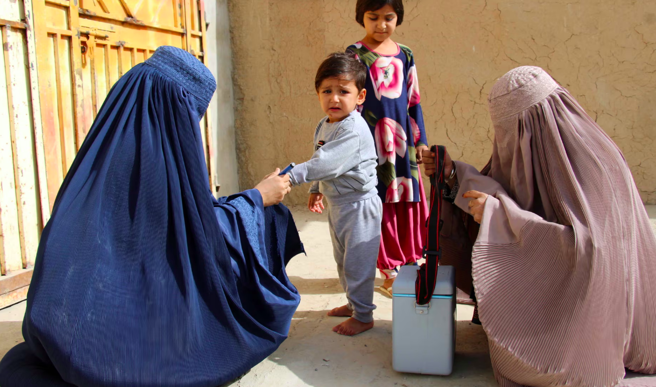 Afghanistan risks polio outbreak as Taliban restricts women from delivering vaccines